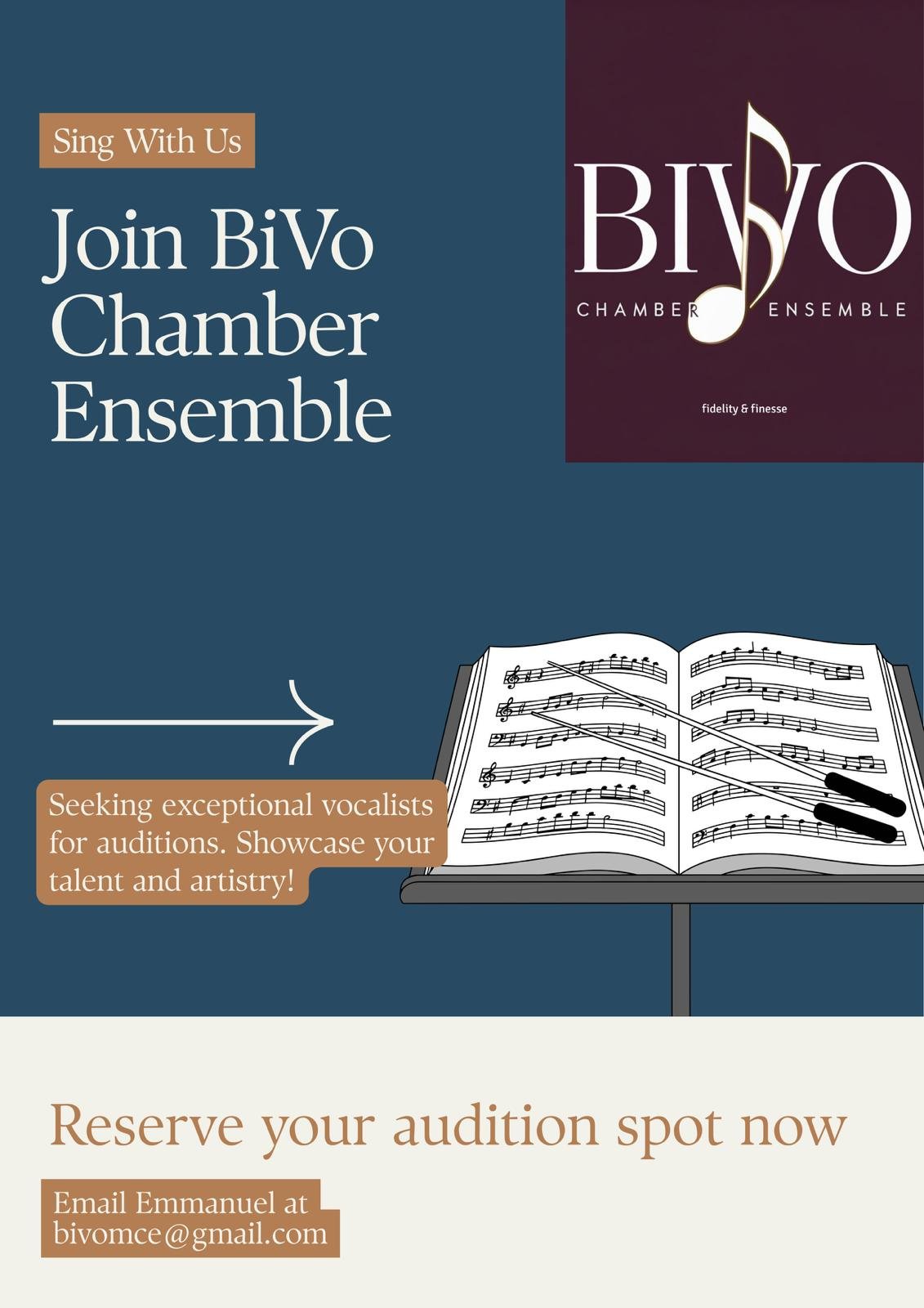 BiVo audition poster